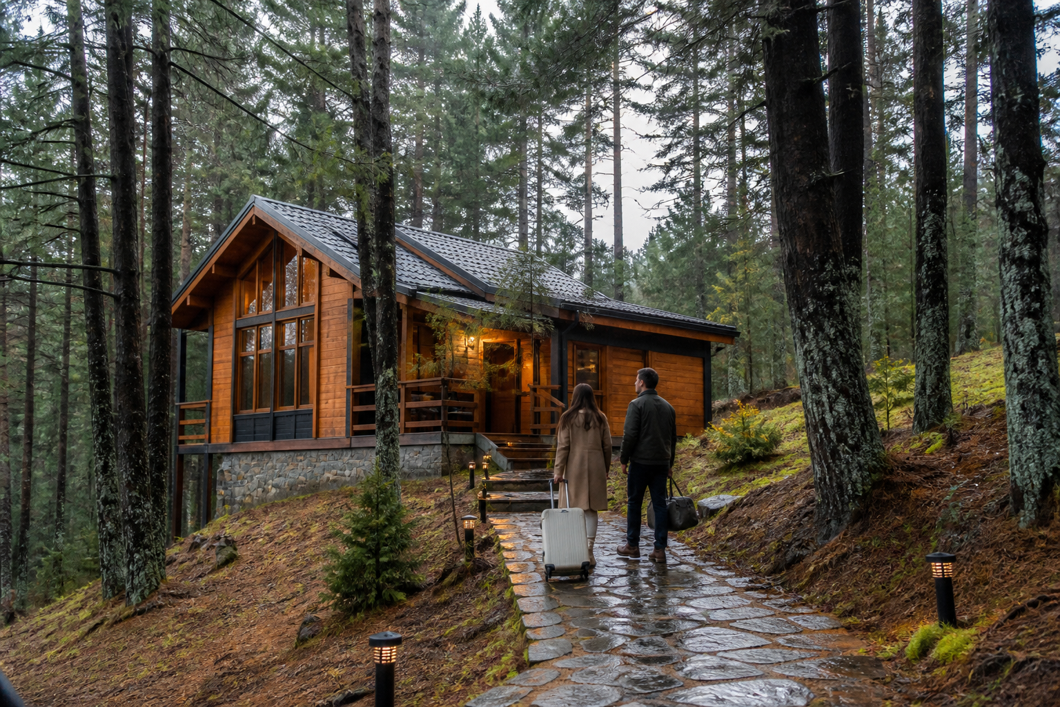 Forest bungalow retreat near Bursa and Uludağ